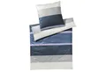 Produktbild: JOOP! Bettwäsche Mood 4095 22 Aqua, Mako-Satin, 2 teilig, Streifen, Querstreifen, Gestreift