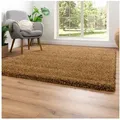 Produktbild: Steffensmeier Hochflor-Teppich Twilight, Rechteckig, Shaggy, Langflor, Kunstfell gelb Rechteckig | 120 cm x 170 cm
