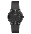 Produktbild: JUNGHANS max Bill Herrenuhr Automatik Bauhaus Schwarz mit Lederband 27/4308.02