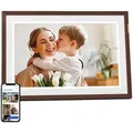Produktbild: Arzopa D10 Smart Photo Frame, Digitaler Bilderrahmen, Touchscreen, WLAN, 1280x800, 10,1, braun