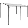 Produktbild: Anbaupavillon Pergola Weiß Pavillon Vordach Sonnenschutz Terrassenpavi - Primaster