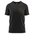 Produktbild: FORSBERG T-Shirt mit Brustlogo im Polygondesign, Farbe:schwarz/Bronze, Größe:3XL