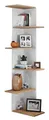 Produktbild: VCM Holzregal hängend | platzsparendes Regal | Maße: H. 140 x B. 37 x T. 37 cm | Elegantes Regal hängend | Aufbewahrungsregal | Bücherregal | Wandregal - Balos XL