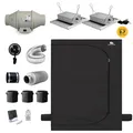 Produktbild: Green Spirit 60x120 Growbox Komplettset 150W LED Growzelt Grow Set 60x120x180