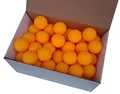 Produktbild: Der Sportler GmbH 75 Tischtennisbälle 38mm ohne Aufdruck orange stabiles Material