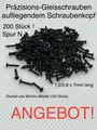 Produktbild: Precision track screws N 200 pieces!!! NEW Similar to Minitrix 66548 ..