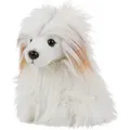 Produktbild: Kuscheltier Chinesischer Hund sitzend weiß 30 cm Plüschhund