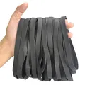 Produktbild: WANTOUTH 35 Stücke Große Gummibänder Schwarz Gummiringe 10mm Breit Elastisches Rubber Band Gummiband Mülleimer Bänder für Büro, Zuhause, Schulbedarf
