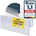 Produktbild: tktrading24 Duschdichtung PVC Ersatzdichtung Duschkabine Dusche TYP-22 200cm 6-10mm, L: 200 cm weiß 6 cm x 200 cm