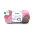 Produktbild: Gründl Wolle Papagallo - Weiche Wolle mit Farbverlauf zum Häkeln und Stricken - Farbverlaufsgarn für 1 Tube - 100% Polyacryl - 1 Knäuel 100 g / 360 m - Nadelstärke 3,5-4,5 - rosa-oliv