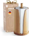 Produktbild: Exitoso Küchenrollenhalter Stehend Bambus Küchenpapier Rollenhalter