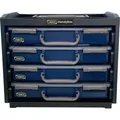 Produktbild: Raaco Trageschrank HandyBox Kunststoff mit 4 Sortimentskoffern blau raaco