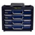 Produktbild: raaco Sortimentskasten-Tragebox bestückt mit 4 Assortern, HandyBox 55x4