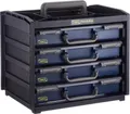 Produktbild: Raaco Sortimentsbox praktische Box mit 4 Sortierern – 136242