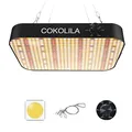 Produktbild: COKOLILA Dimmbarer Led Grow Lampe, 600w LED Pflanzenlampe Vollspektrum mit 588pcs SMD Leds, UV & IR Dasiy Chain Funktion Grow Light für Zimmerpflanzen, Gemüse, Blume