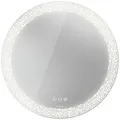 Produktbild: Duravit Happy D.2 Plus Spiegel rund mit Beleuchtung, Icon-Version, mit