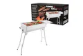 Produktbild: BEM Holzkohlegrill Argos hochwertiger Grill aus Edelstahl, Mangal, BBQ Grill, Campinggrill, Holzkohle Klappgrill mit Kohlebehälter und komfortablen Griffen