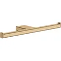 Produktbild: hansgrohe AddStoris Papierrollenhalter 41748140 doppelt, Wandmontage, Metall, brushed bronze