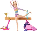Produktbild: Barbie Turnspass Spielset Schwebebalken Gymnastik Teile Zubehör HRG52