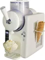 Produktbild: Unold Eismaschine 2in1 Slush Softeis 1,5L Kompressor weiß 48950 NEU