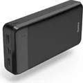 Produktbild: Hama Power Pack Eco Power 20, 20000mAh, Ausgnge: 1x USB-C, 2x USB-A, Schwarz (00187286) - Schwarz