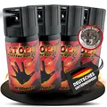 Produktbild: 4 x Wilhelm Pfefferspray 40 ml Tierabwehr Selbstverteidigung CS KO Spray