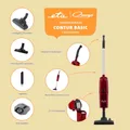 Produktbild: eta / Omega Contur Basic Handstaubsauger - 800W - Textil-Dauerfilter - rubinrot