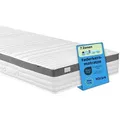 Produktbild: Bodyprotect – ergonomische 7-Zonen Taschenfederkernmatratze, 90 x 200 cm, H4, 21 cm hoch, orthopädisch - Weiß