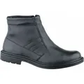 Produktbild: Jomos Herren Leder Winter Stiefel schwarz, Extra Weite H, 13 cm Schaft, Lammfellfutter, warmes Fußbett - Schwarz - 44