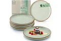 Produktbild: SÄNGER Teller Rio, (6 St), Rio Minze, 6x Dessertteller, Steingut, Handmade, VALUE COLLECTION