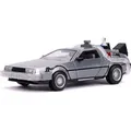 Produktbild: Zurück in die Zukunft II Hollywood Rides Diecast Modell 1/24 DeLorean Time Machine - Silber