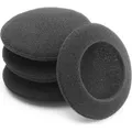Produktbild: 4 x Ersatz Ohrpolster Schaum Ohrkissen Schwarzer Schaum Für Kopfhörer Ohrhörer - 50mm - Schwarz