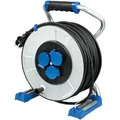 Produktbild: as-Schwabe Kabeltrommel 23320 Iron Coat Xperts 40m, für außen IP44, 3x Schutzkontaktsteckdose