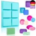 Produktbild: Seifenformen Silikon 7Stk Silikonform Seife Set für handgefertigte
