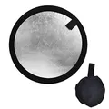 Produktbild: Reflektor Fotografie Set ，2 in 1 Rund Licht-Reflektor in Gold-Silber Faltbare Tragbarer Licht Diffusor für Fotografie Fotostudio Beleuchtung und Außenbeleuchtung（30 cm）