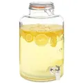 Produktbild: vidaXL Wasserspender XXL mit Zapfhahn Transparent 8 L Glas