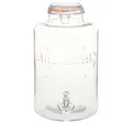 Produktbild: vidaXL Getränkespender Wasserspender XXL mit Zapfhahn Transparent 8 L Glas