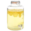 Produktbild: Wasserspender xxl mit Wasserhahn 8 l Glas transparent