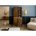 Produktbild: Buffet Mango 80x45x180 braun geölt / echter Marmor LOS ANGELES #04