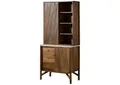 Produktbild: Massivmoebel24 Buffet LOS ANGELES (Mango 80x45x180 braun geölt / weiß LOS ANGELES #04) Mango 80x45x180 braun geölt / weiß LOS ANGELES #04