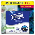 Produktbild: Tempo Original Taschentücher Duo-Box, Mega Pack, 6 Packungen (6 x 2 Boxen x 80 Tücher)