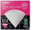 Produktbild: Hario Papierfilter V60-01 (VCF-01-100W), weiß, 100 Stück, BOX, 100 Stück