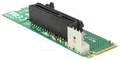 Produktbild: DELOCK 62584 - Adapter M.2 NGFF Key M > PCIe x4 Slot
