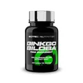Produktbild: Scitec Nutrition Ginkgo Biloba Extrakt Tabletten - Natürliche Unterstützung, Standardisierte Wirkstoffe, 100 Tabletten