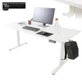 Produktbild: AREBOS Elektrisch höhenverstellbarer Schreibtisch 180x80 cm | Memory-Funktion, Weiß