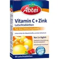 Produktbild: Abtei Vitamin C plus Zink Lutschtabletten 30 St