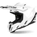 Produktbild: Airoh Motocrosshelm Twist 3 Solid Motocross Helm, vorbereitet für Kommunikationssystem,Notfallsystem-Polsterung (EQ weiß XXL (63)