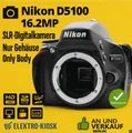 Produktbild: 📸 Nikon D5100 16.2MP SLR-Digitalkamera Foto Kamera Camera | Nur Gehäuse Body