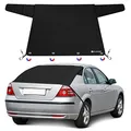 Produktbild: AYAMAYA Heckscheibenabdeckung Auto Heckscheibe Scheibenabdeckung Winter mit Magnet, Auto Eisschutz Frostschutz Abdeckung Anti Schneedecke Scheibenschutz Winterabdeckung 140x80cm