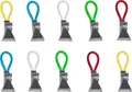 Produktbild: 10 HANDTUCHCLIPS mit Öse Clips Handtuchhalter Aufhängeclips Handtuchklammern 15